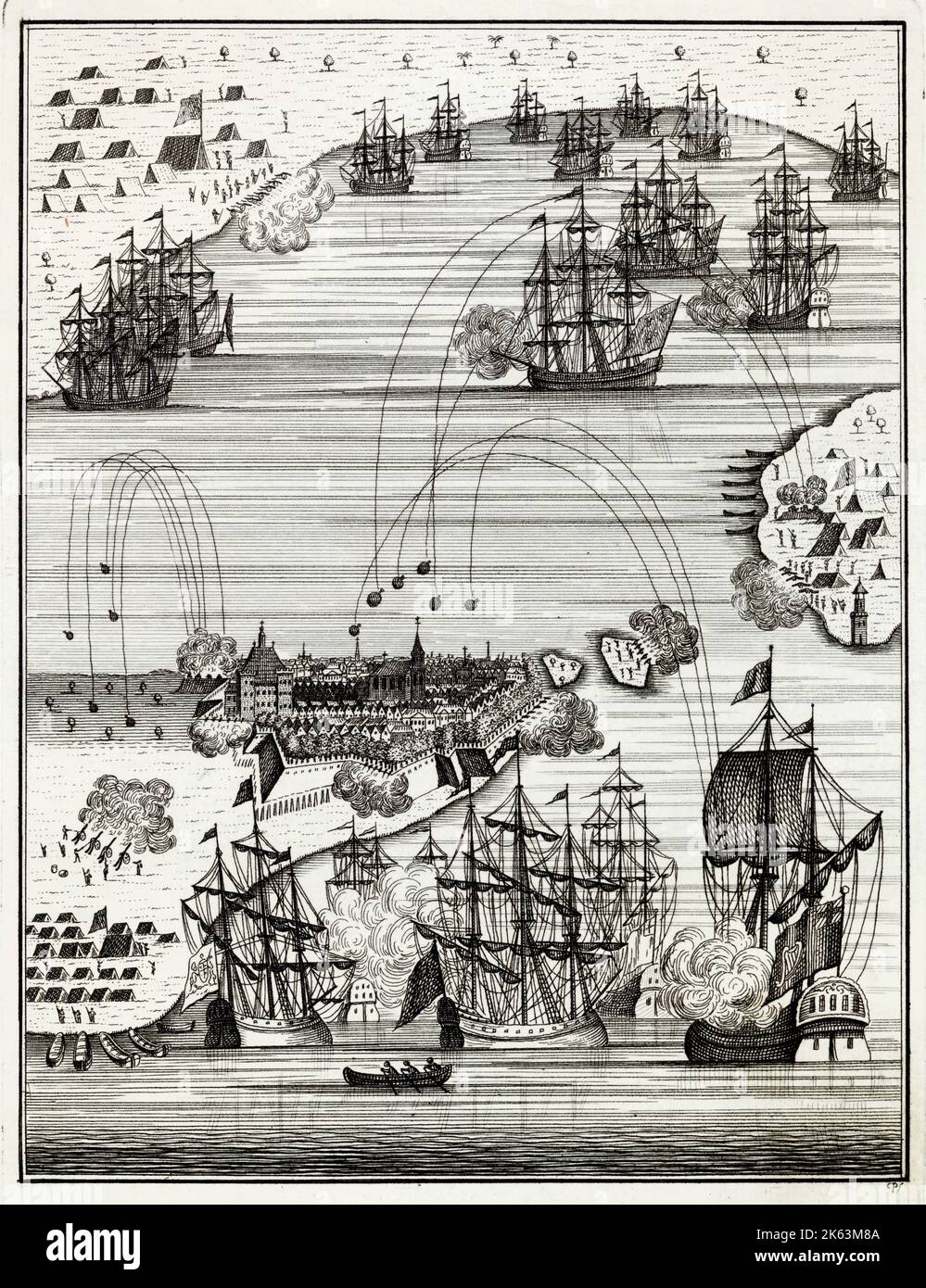 NORTH AMERICAN CAMPAIGN The British bombard and take Louisbourg (Cape