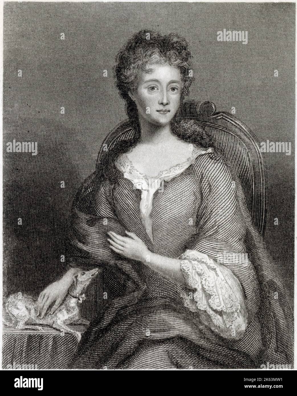 WINIFRED MAXWELL, COUNTESS OF NITHSDALE Wife of William Maxwell, 5th Earl of Nithsdale, English Jacobite. She helped him to escape from the Tower.     Date: ? - 1749 Stock Photo