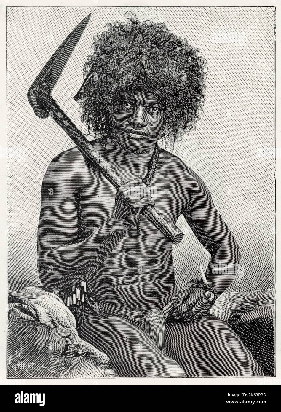 New Caledonia native man Stock Photo Alamy