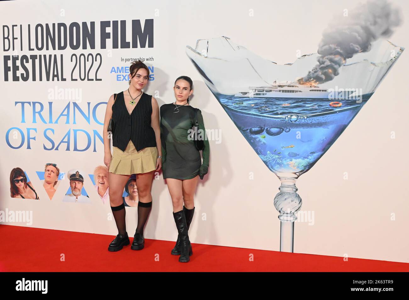 London, UK. 11th Oct, 2022. Evie Clarke, Katie Hoyle arrive at the