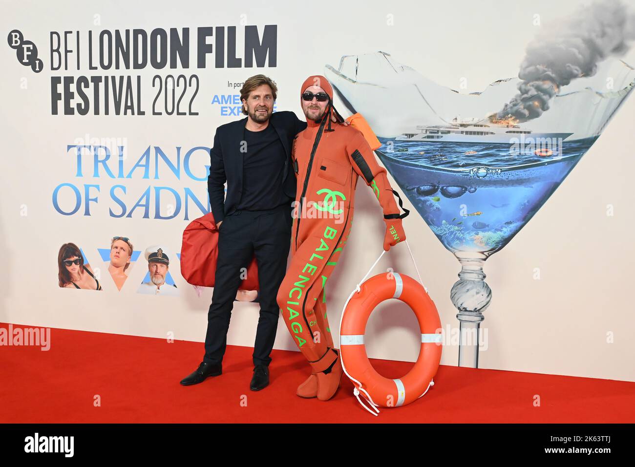 London, UK. 11th Oct, 2022. Ruben Ostlund arrive at the Triangle of