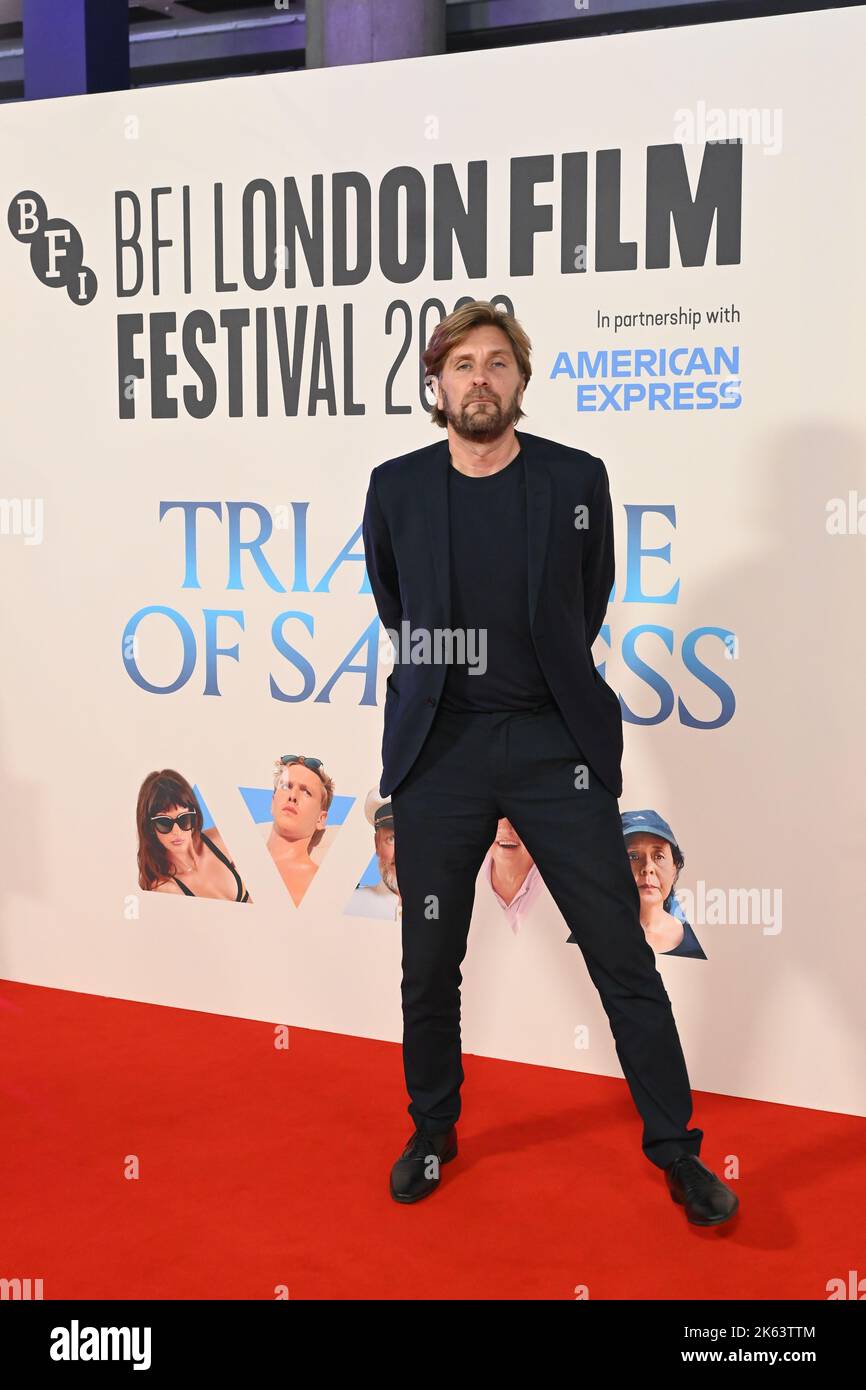 London, UK. 11th Oct, 2022. Ruben Ostlund arrive at the Triangle of