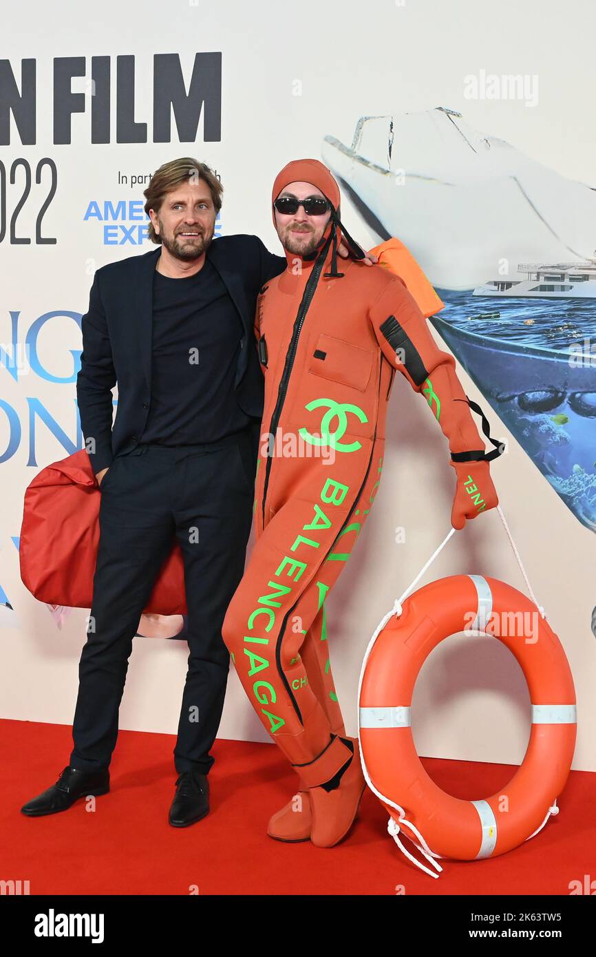 London, UK. 11th Oct, 2022. Ruben Ostlund arrive at the Triangle of