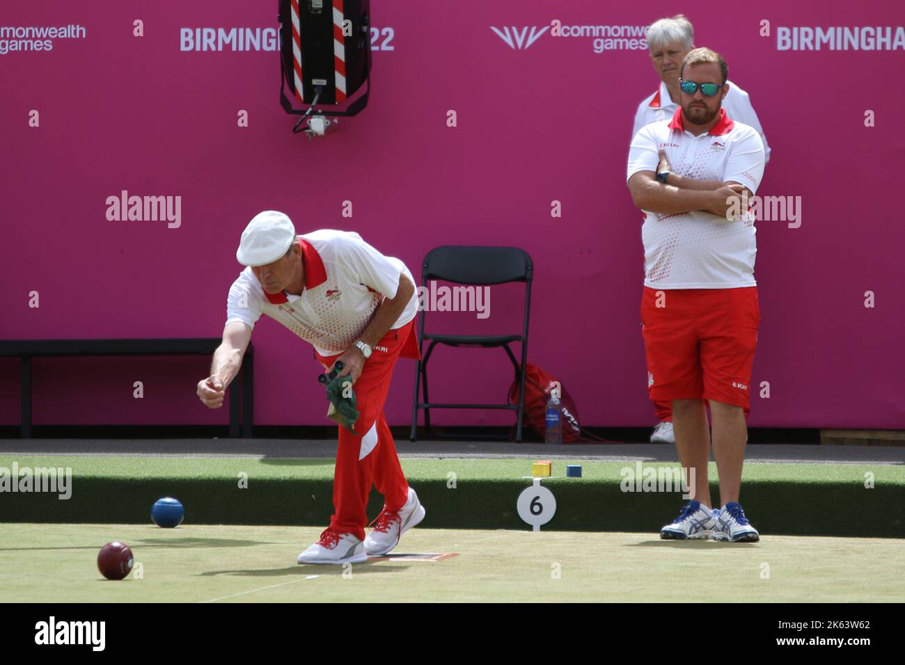 Chris TURNBULL (Skip) of England (pictured) v Australia in the Para Mixed Pairs B2/B3 Bronze