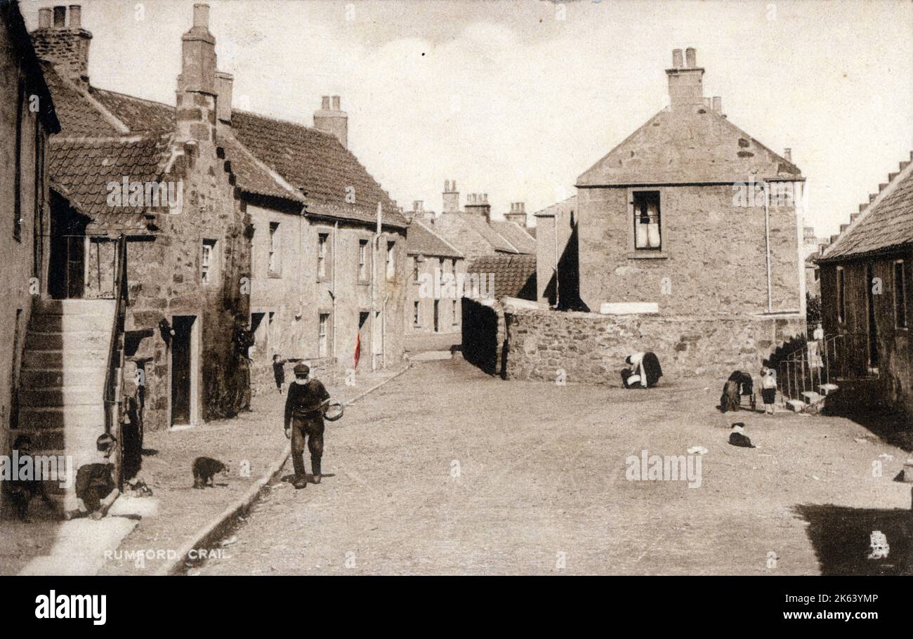 Rumford, Crail, Anstruther, Fife, Scotland. circa 1910s Stock Photo