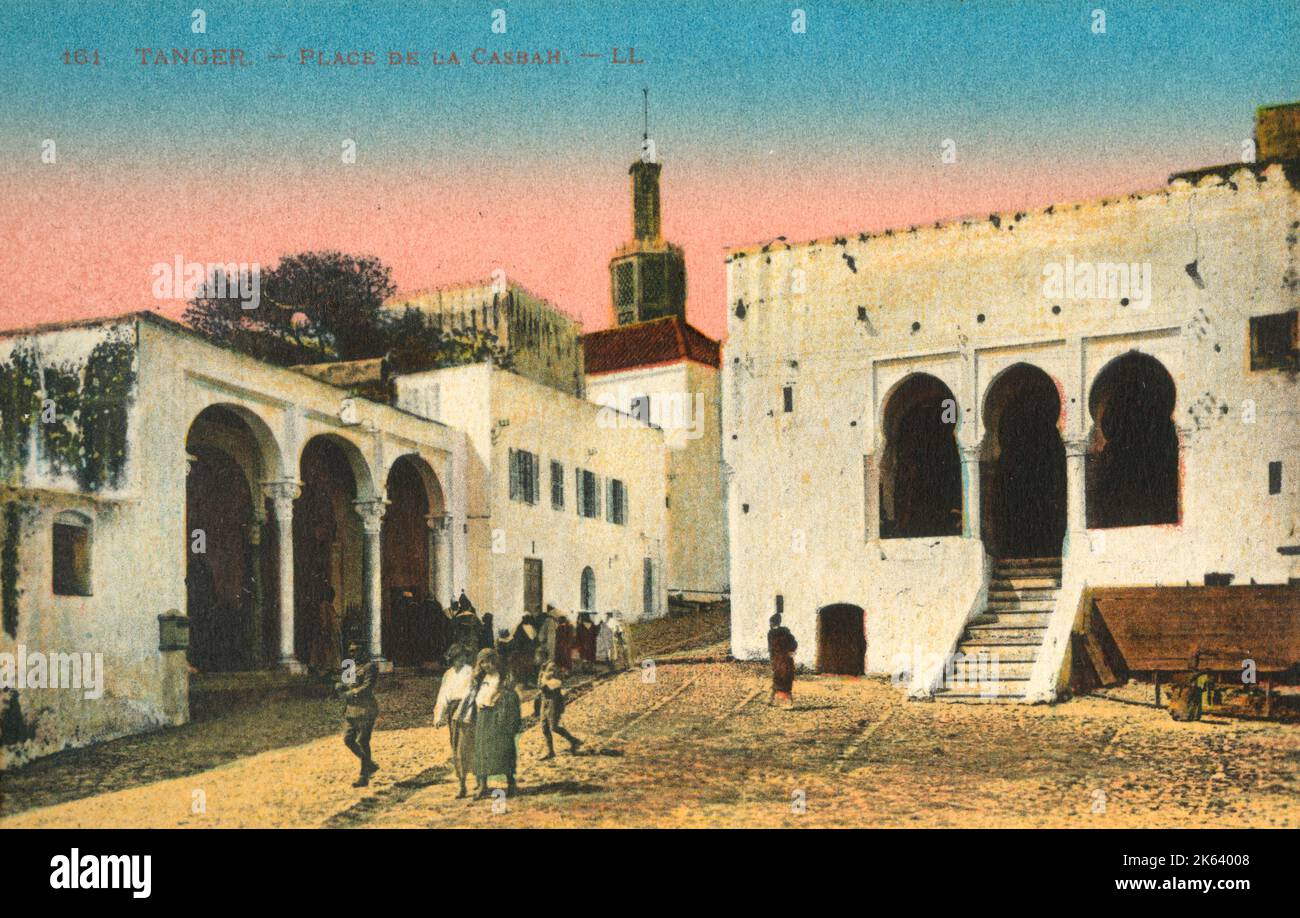 Tangier, Morocco Place de la Casbah Stock Photo Alamy