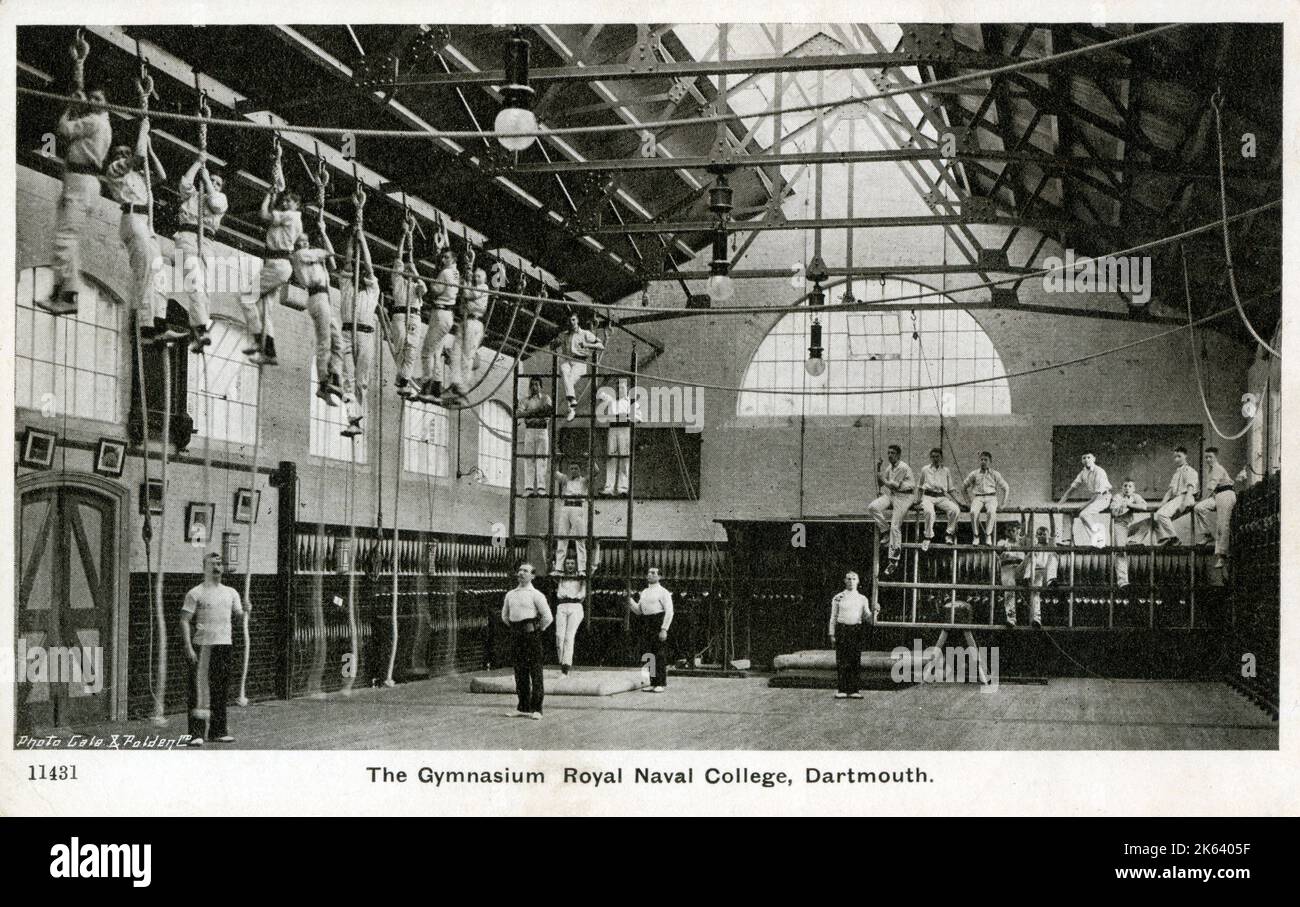 The Gymnasium - Royal Naval College, Dartmouth, Devon. Stock Photo