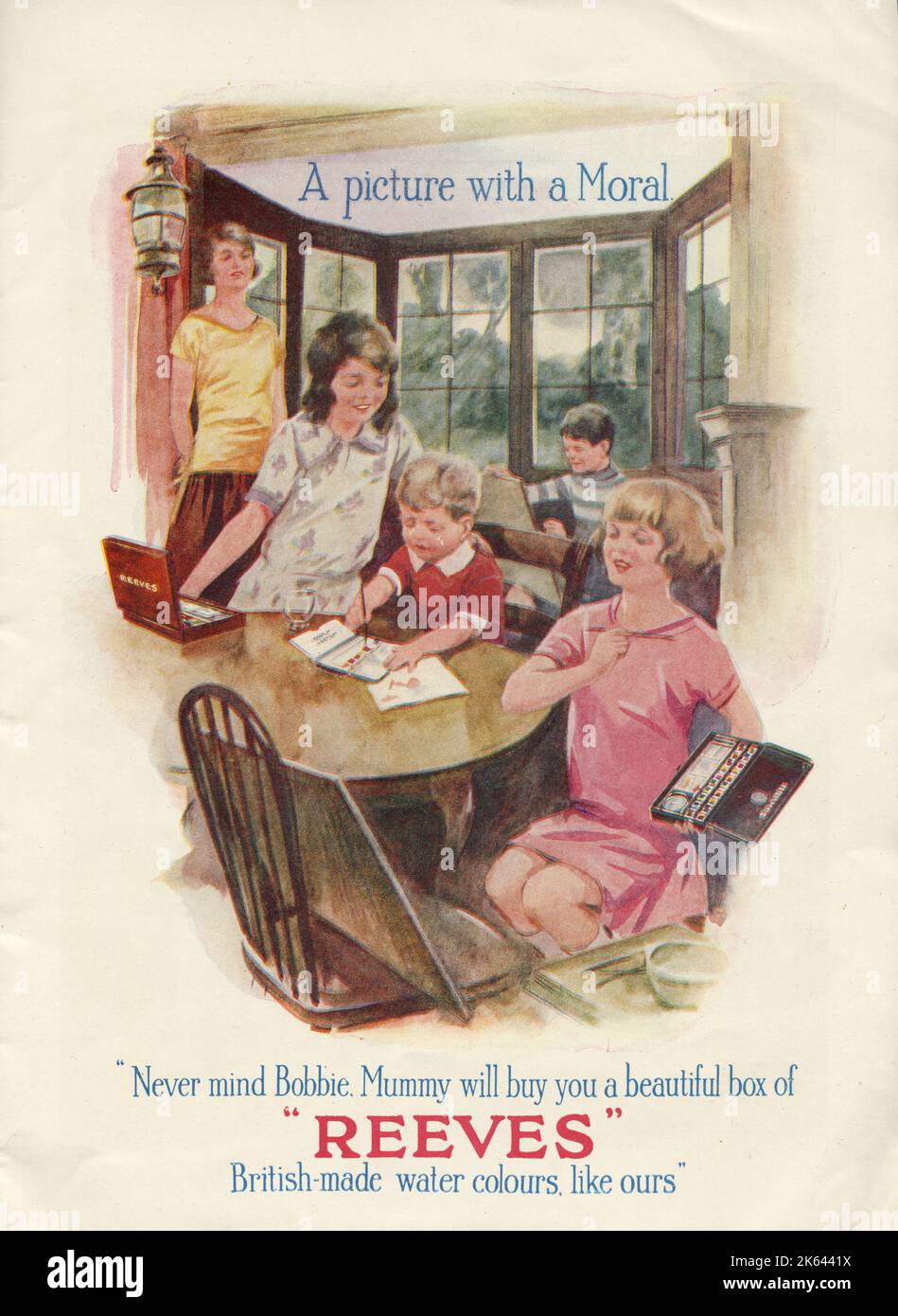 Never mind Bobbie. Mummy will buy you a beautiful box of 'Reeves ...