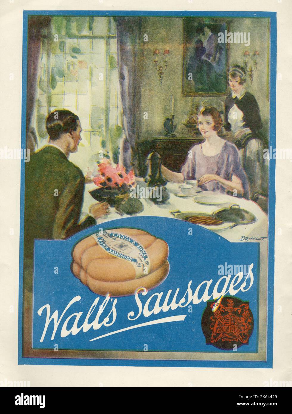 Wall’s sausages advert hires stock photography and images Alamy