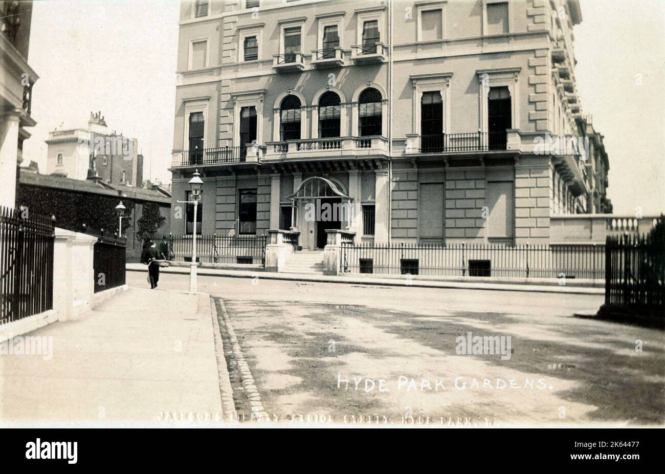 A Grand Apartment Block on Hyde Park Gardens, London Stock Photo Alamy