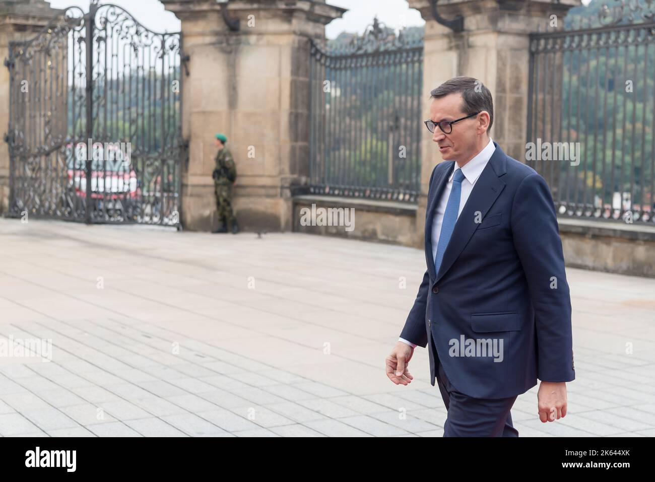 Prague, Czech Republic. 06th Oct, 2022. Polish prime minister Mateusz
