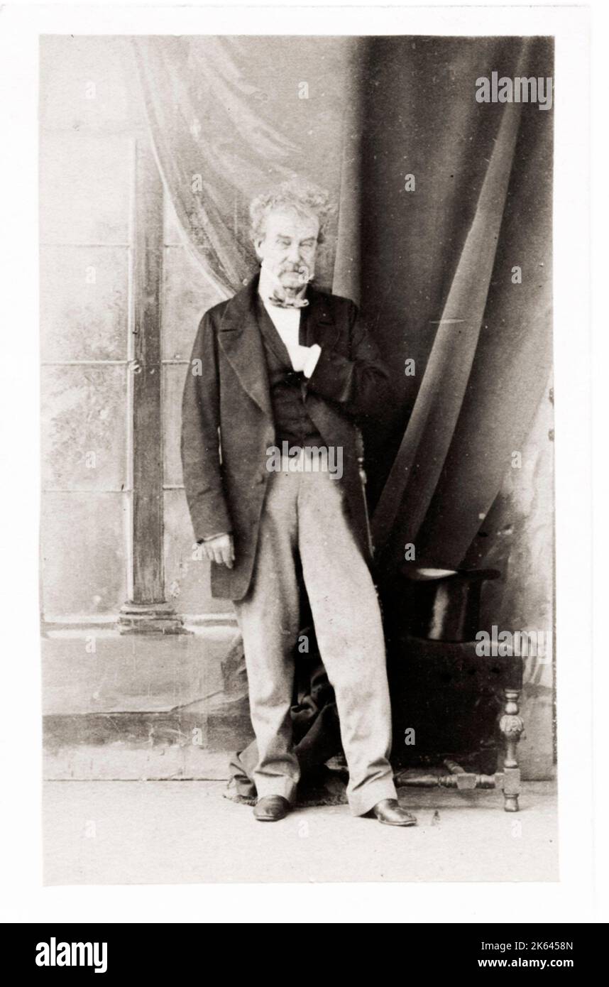 Vintage 19th century photograph: Field Marshal Colin Campbell, 1st Baron Clyde, GCB, KCSI (20 October 1792 - 14 August 1863), was a British Army officer. Stock Photo