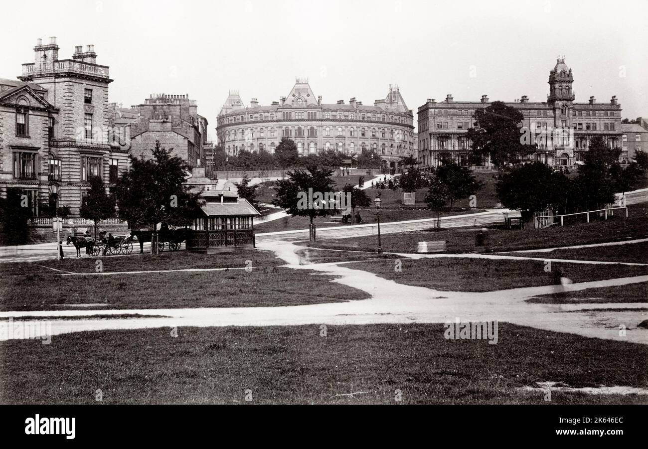 Vintage 19th century photograph The Stray from Cold Bath Road