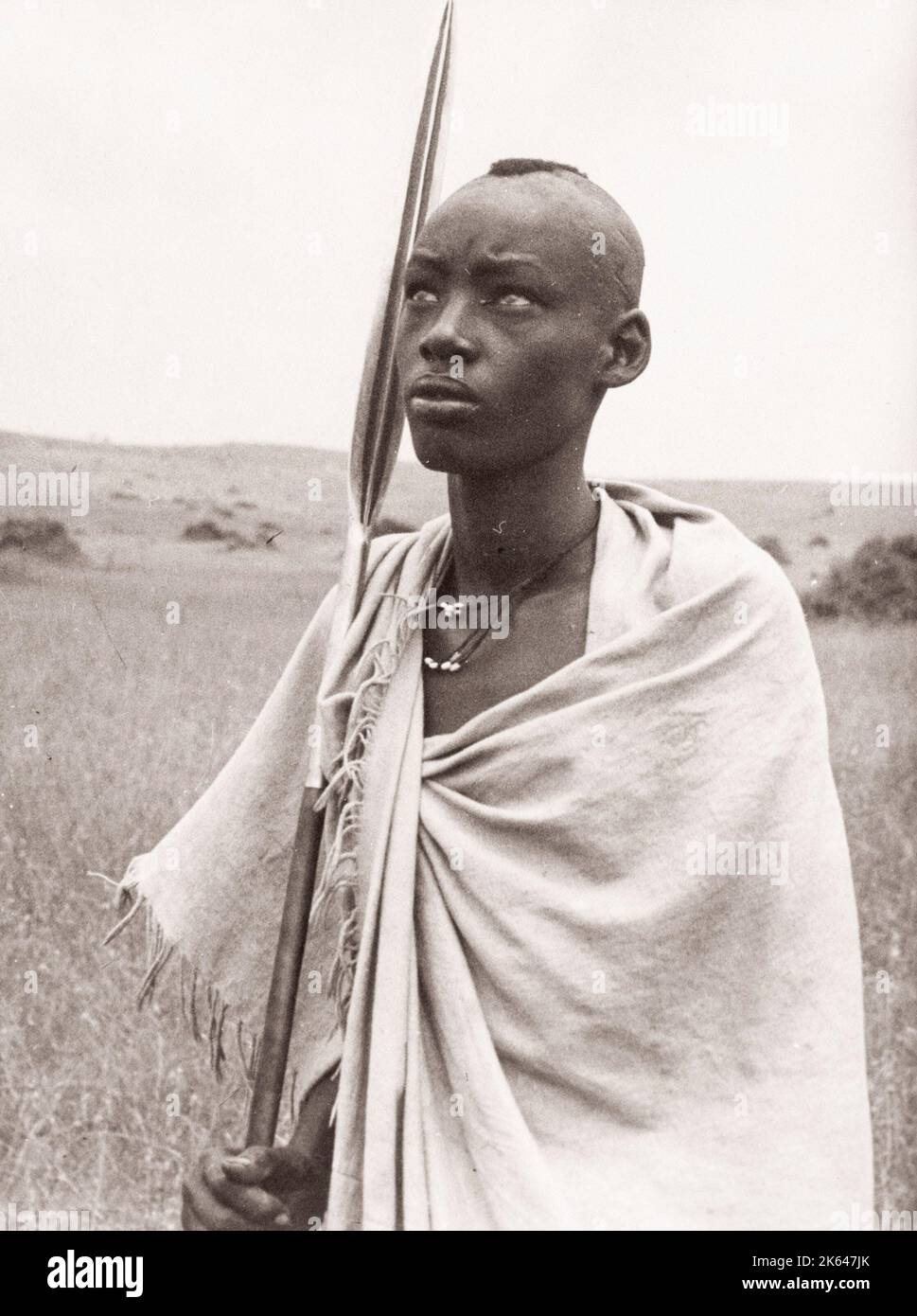 1940s East Africa Uganda Herdsman Of The Mugabe Of Ankole king 1940s-east-africa-uganda-herdsman-of-the-mugabe-of-ankole-king