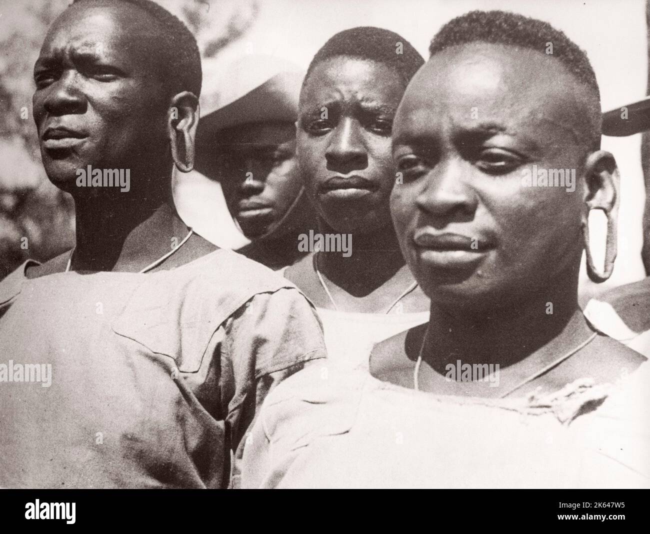 1940s East Africa - training camp in Kenya for African recruits to the