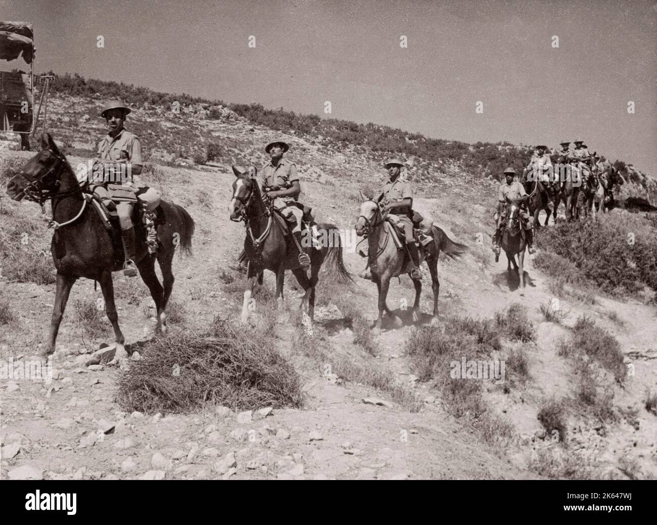 1943 Syria - Trans-Jordan or Trans-Jordanian Frontier Force TJFF army ...