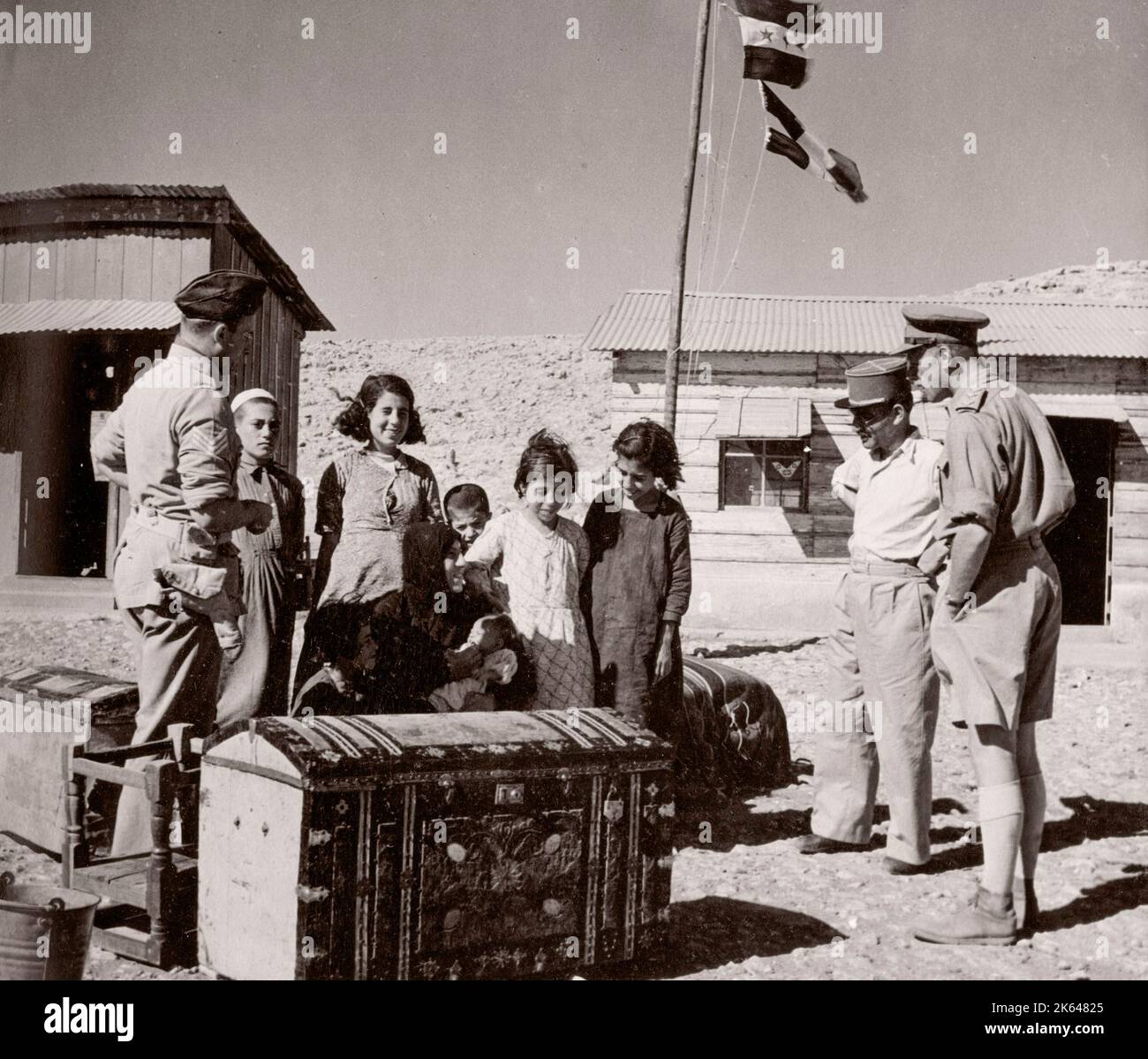 1943 Middle East Syria Refugees From Europe On The Taurus Express