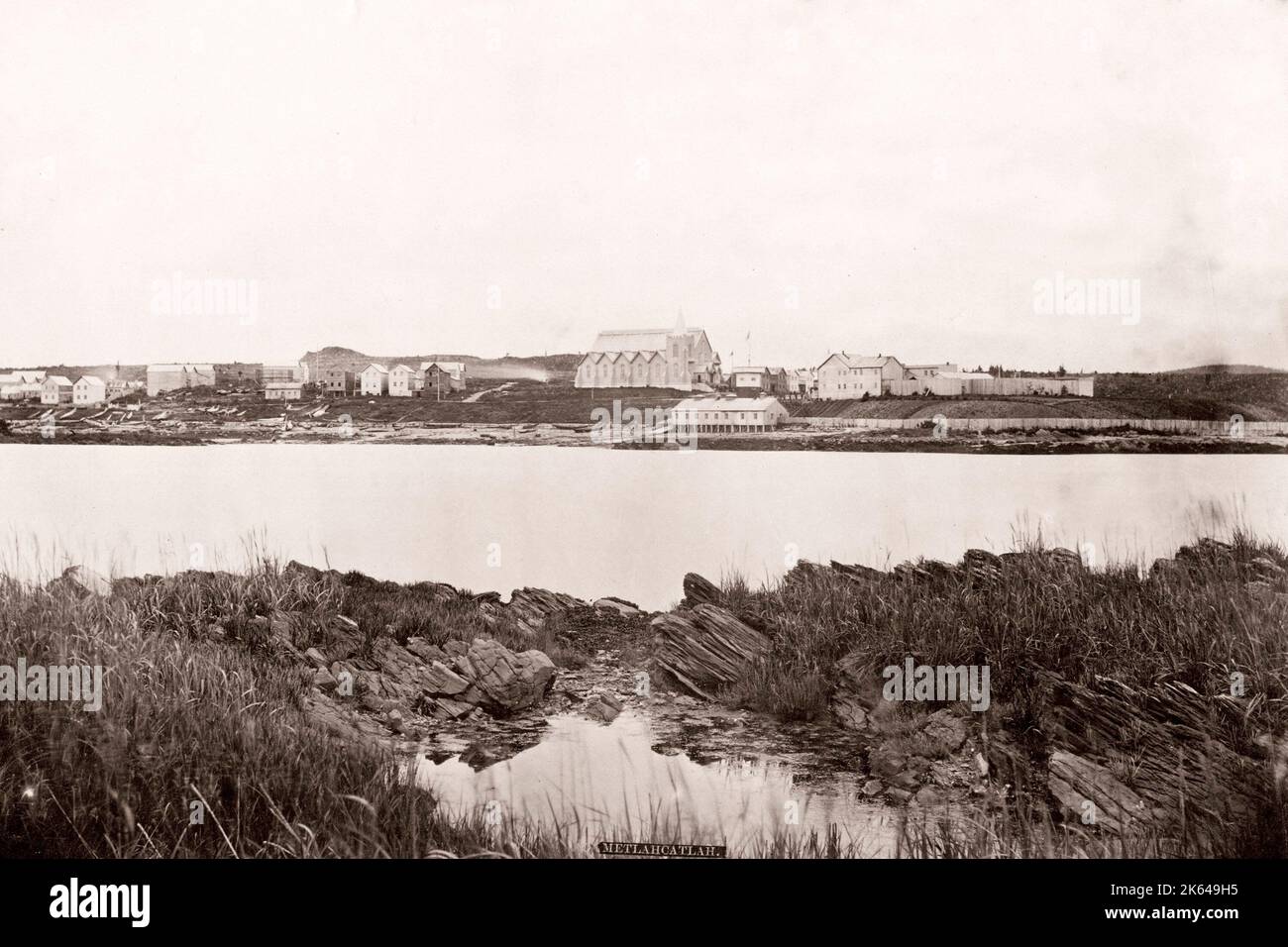 c. 1880s vintage photograph North America Metlakatla, British
