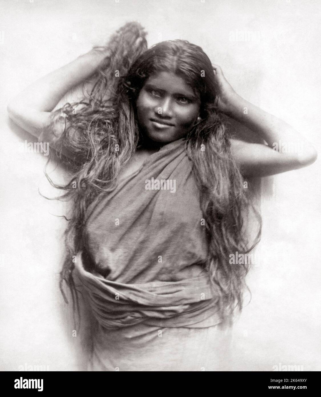 India hair historical hi-res stock photography and images - Alamy