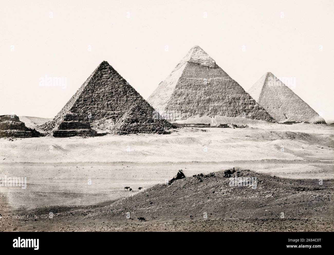 The pyramids egypt vintage hi-res stock photography and