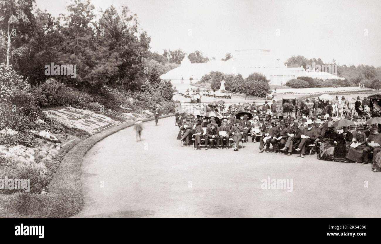 Golden Gate Park, San Francisco, California, USA, c.1890 Stock Photo
