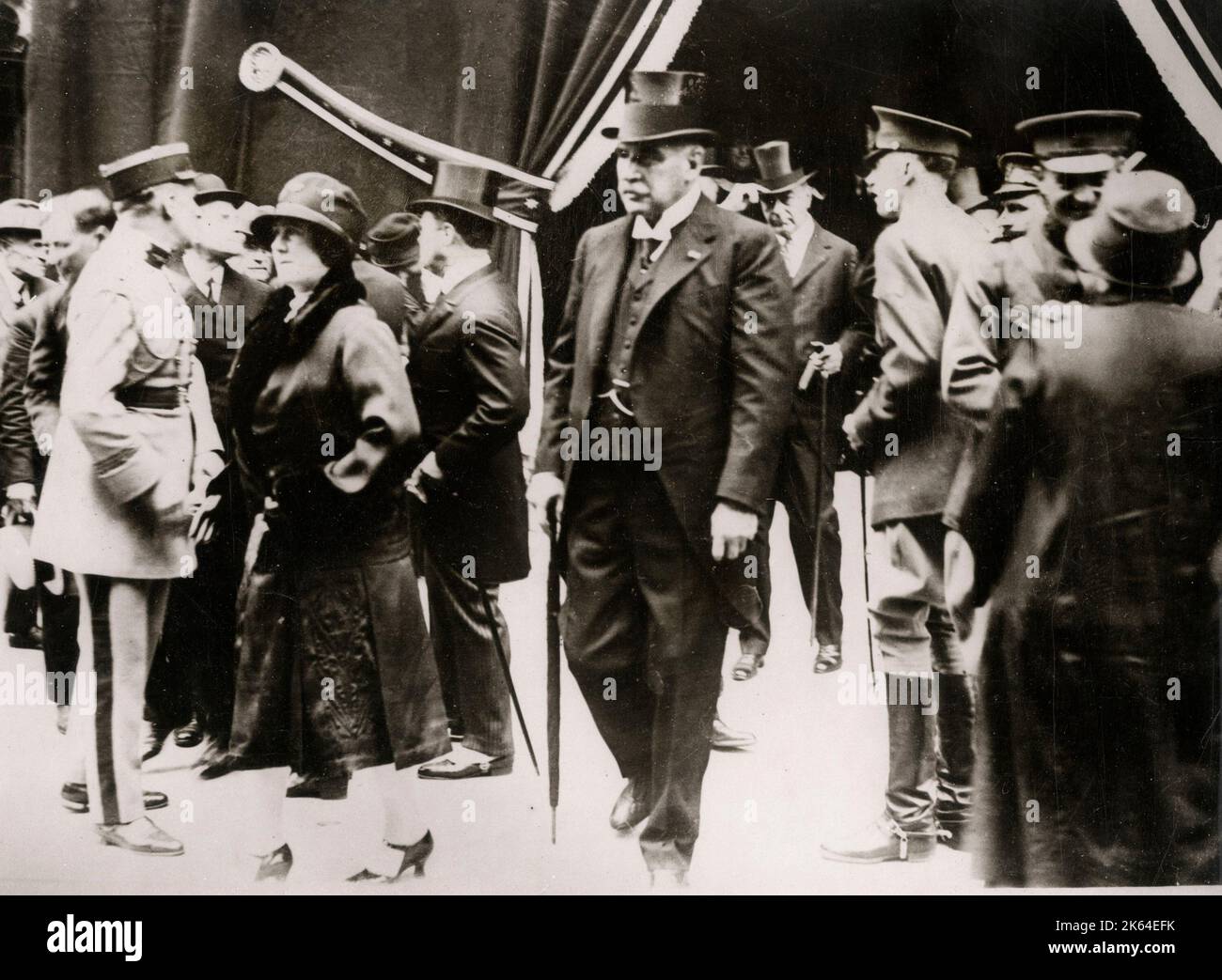 Early 20th century vintage press photograph American banker, JP