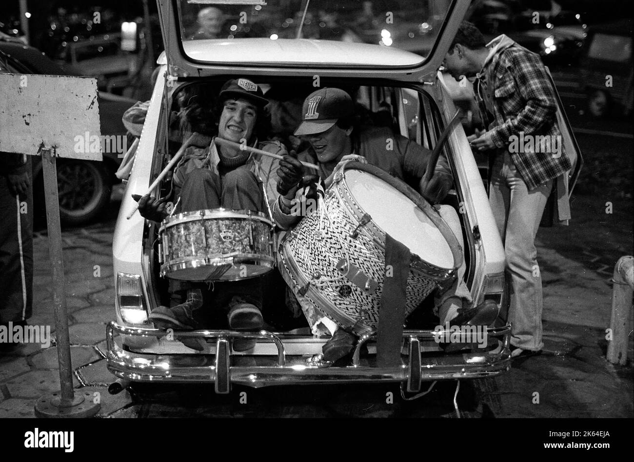 Football World Cup celebrations in Buenos Aires, Argentina, after