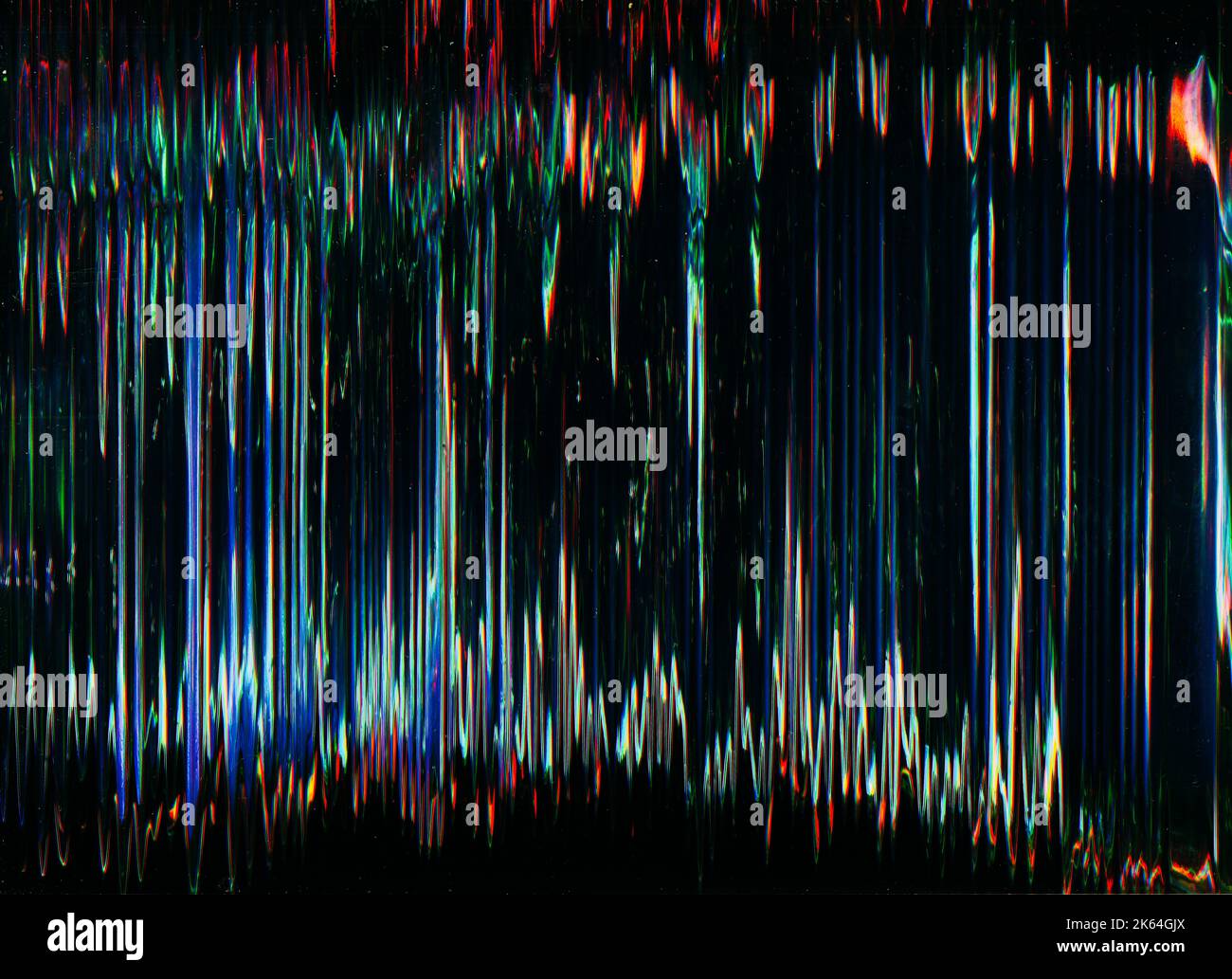 Examples of graphic artifacts produced by glitching compressed digital