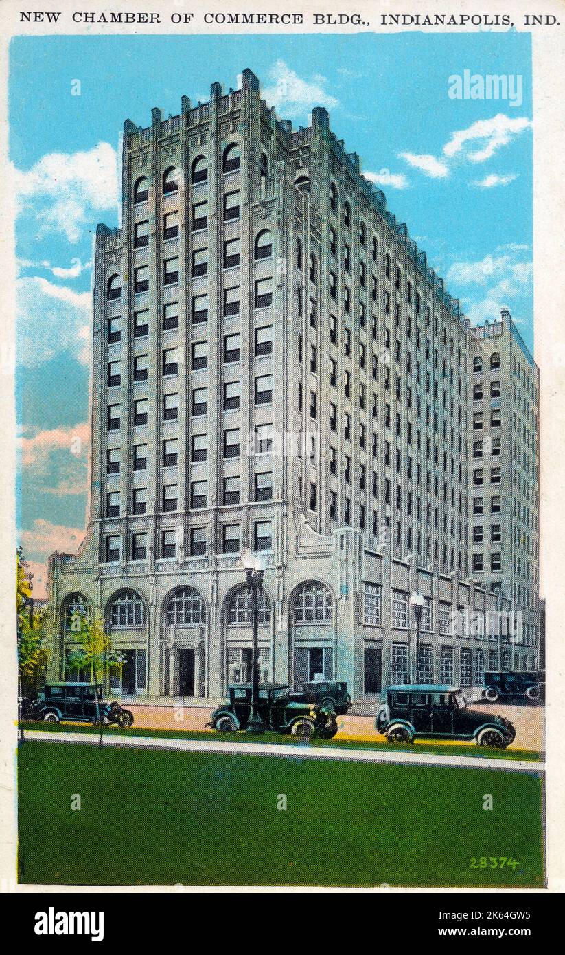 The Chamber of Commerce Building Indianapolis, Indiana, USA built