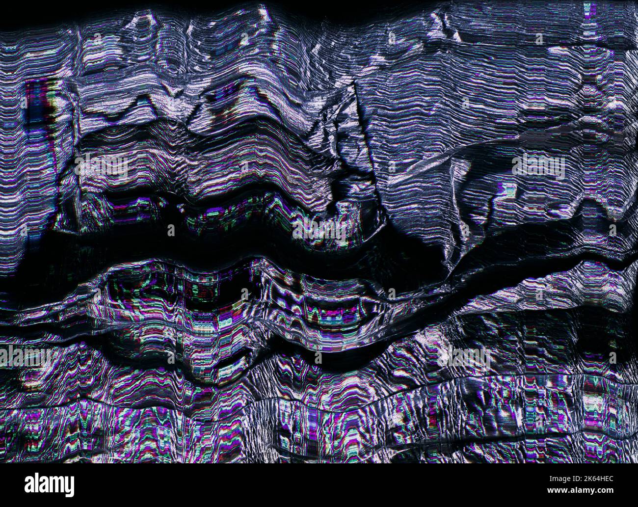 futuristic glitch color digital noise purple pixel Stock Photo - Alamy