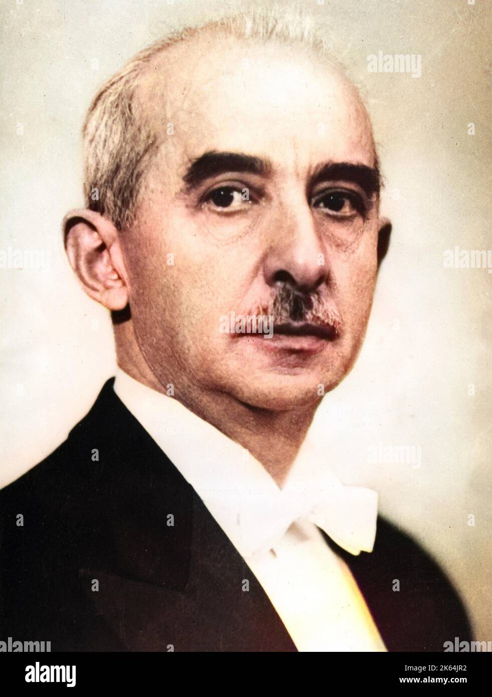 Mustafa Ismet Inonu (1884-1973) - Turkish Army General, Prime Minister and the second President of the Republic of Turkey. He is widely referred to as 'Milli Sef' (National Chief), a title he bestowed upon himself when he was elected as the President of Turkey in 1938.     Date: circa 1940 Stock Photo