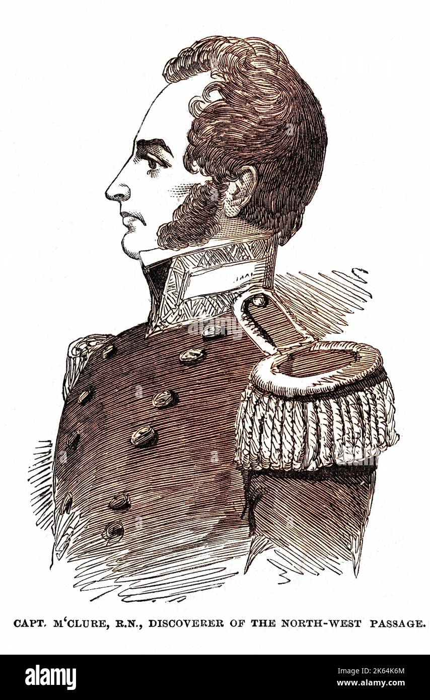Sir ROBERT JOHN LE MESURIER MCCLURE (or M'Clure) naval officer