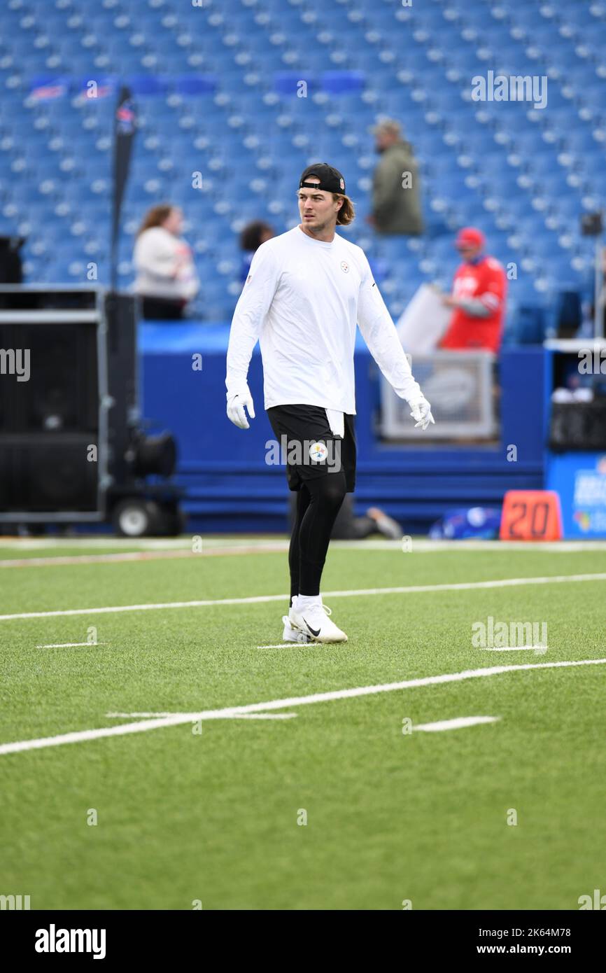 Orchard Park, New York. Highmark Stadium. 9th Oct, 2022. Ed Oliver #91  during the Pittsburgh Steelers vs Buffalo Bills game in Orchard Park, New  York at Highmark Stadium. Jason Pohuski/CSM/Alamy Live News