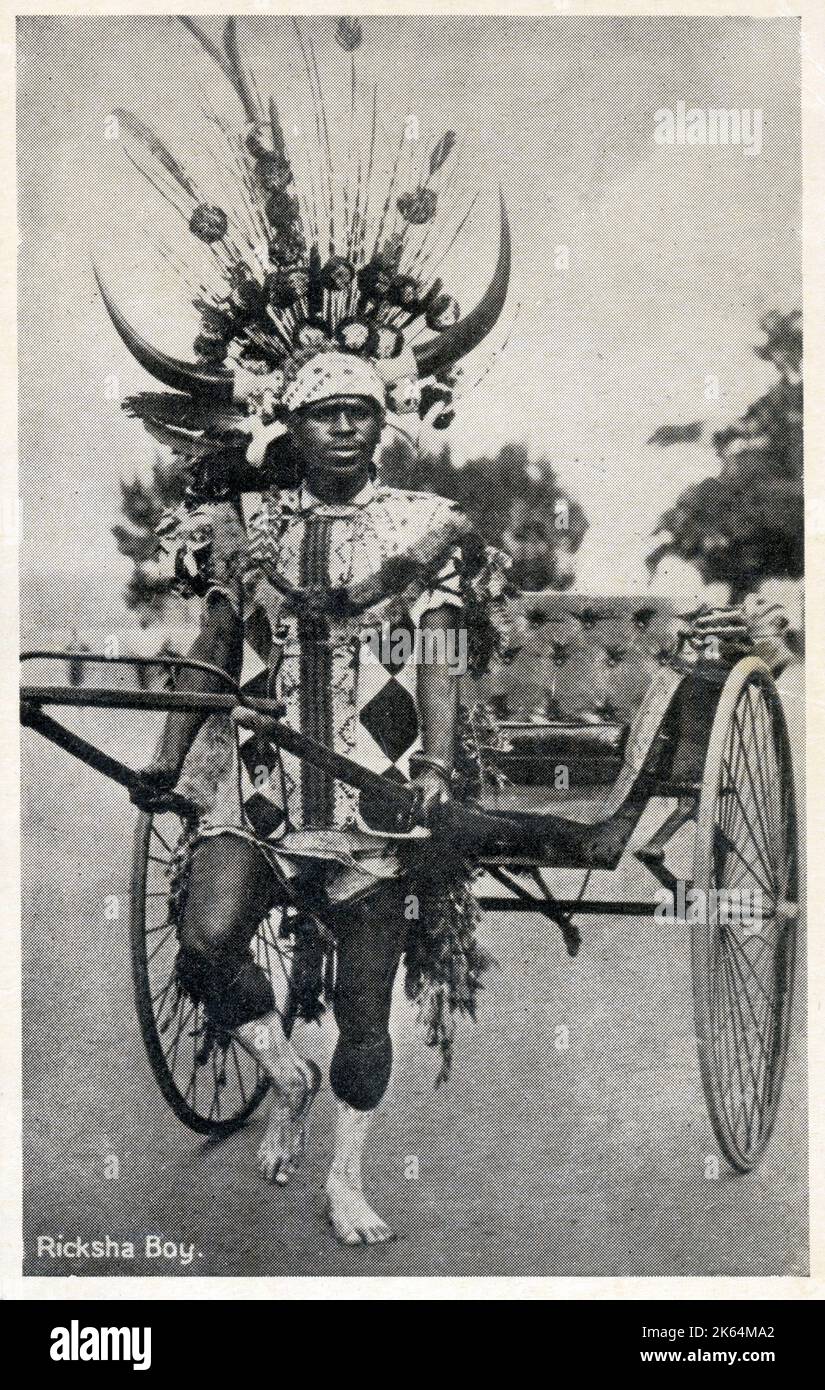 Rickshaw man in south africa hi-res stock photography and images - Alamy