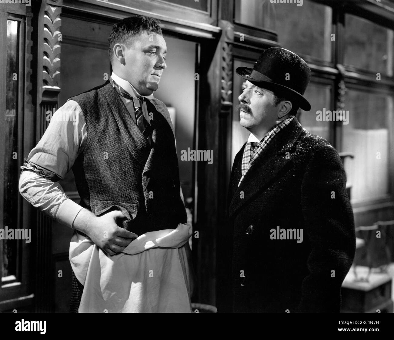 Frank McHugh (right), on-set of the Film, 