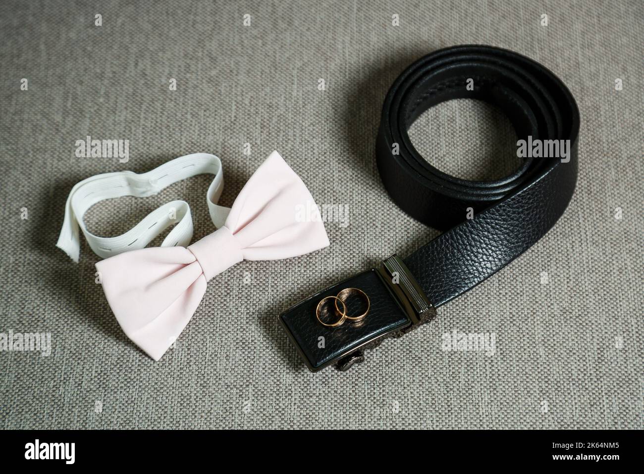 men's wedding accessories on the wedding day Stock Photo - Alamy