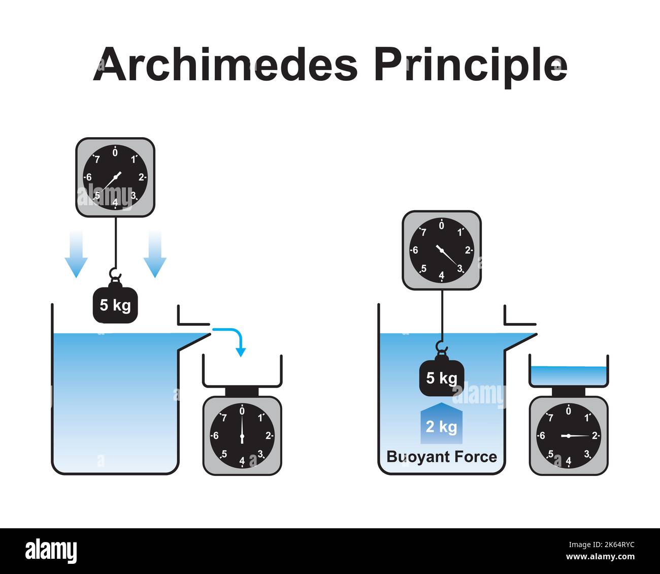 Scientific Designing of Archimedes Principle. The Buoyant Force