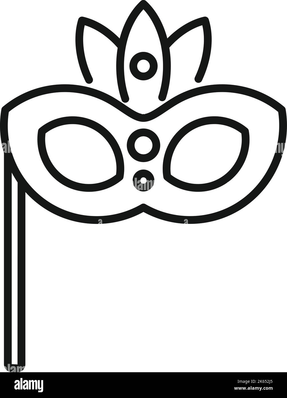 Event management mask icon outline vector. Time manager. Work planner ...