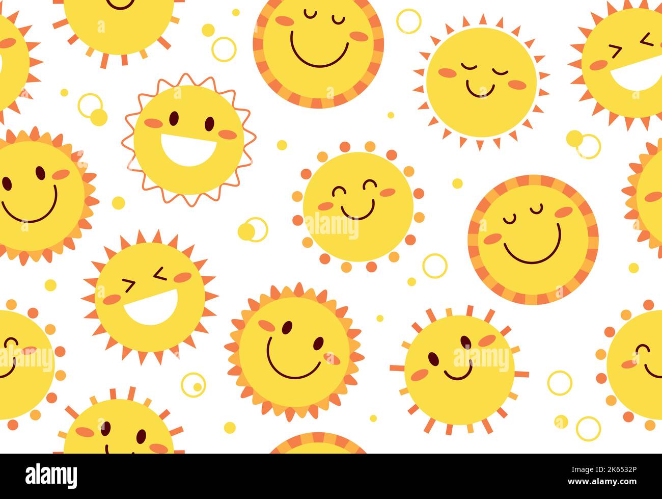 Sun seamless pattern Stock Vector Image & Art - Alamy
