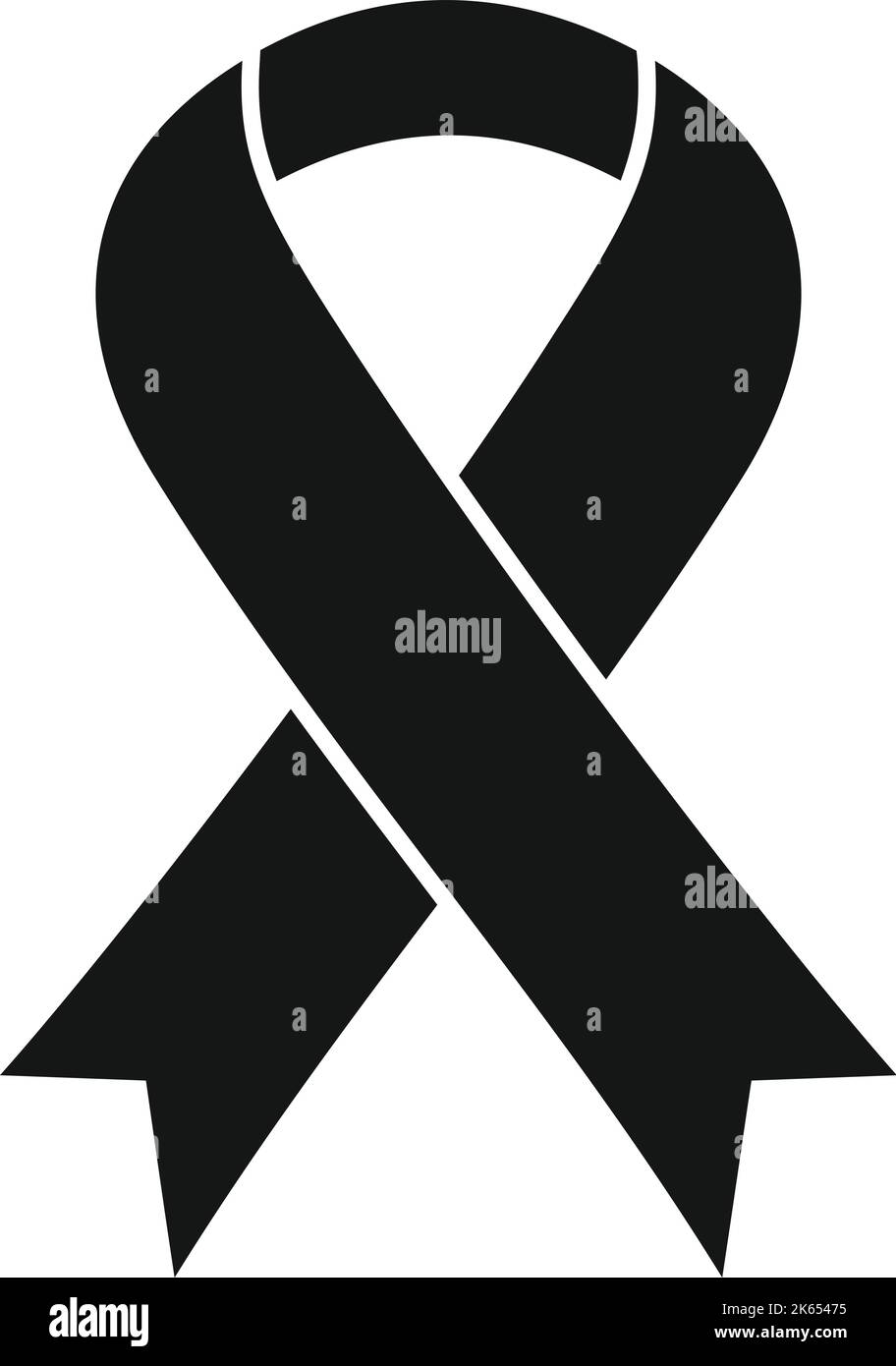 Charity ribbon icon simple vector. Help hand. Giving heart Stock Vector ...