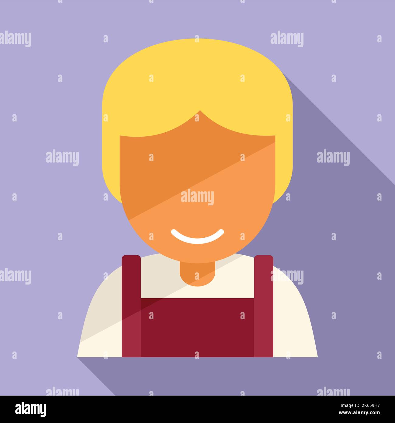 Teenage portrait smiling Stock Vector Images - Alamy