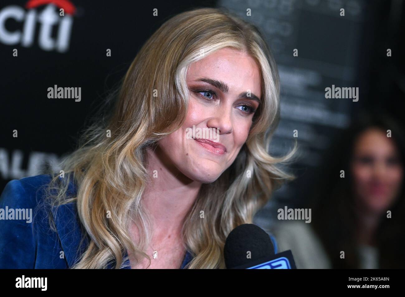 Melissa Roxburgh attends Netflix’s “Manifest Season 4” screening at the