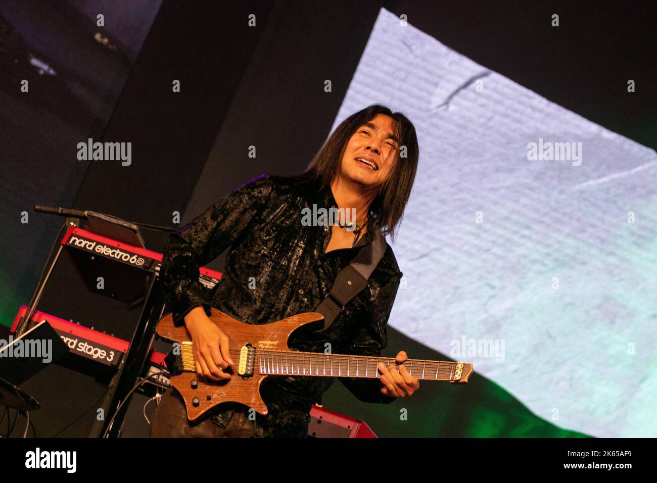 Sao Paulo, Sao Paulo, Brasil. 11th Oct, 2022. (INT) Video Game Orchestra  band performs at Brasil Game Show in Sao Paulo. October 11, 2022, Sao Paulo,  Brazil: The band led by Japanese