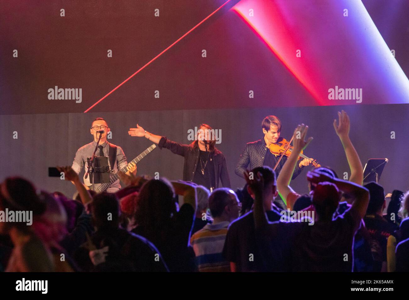 Sao Paulo, Sao Paulo, Brasil. 11th Oct, 2022. (INT) Video Game Orchestra band performs at Brasil