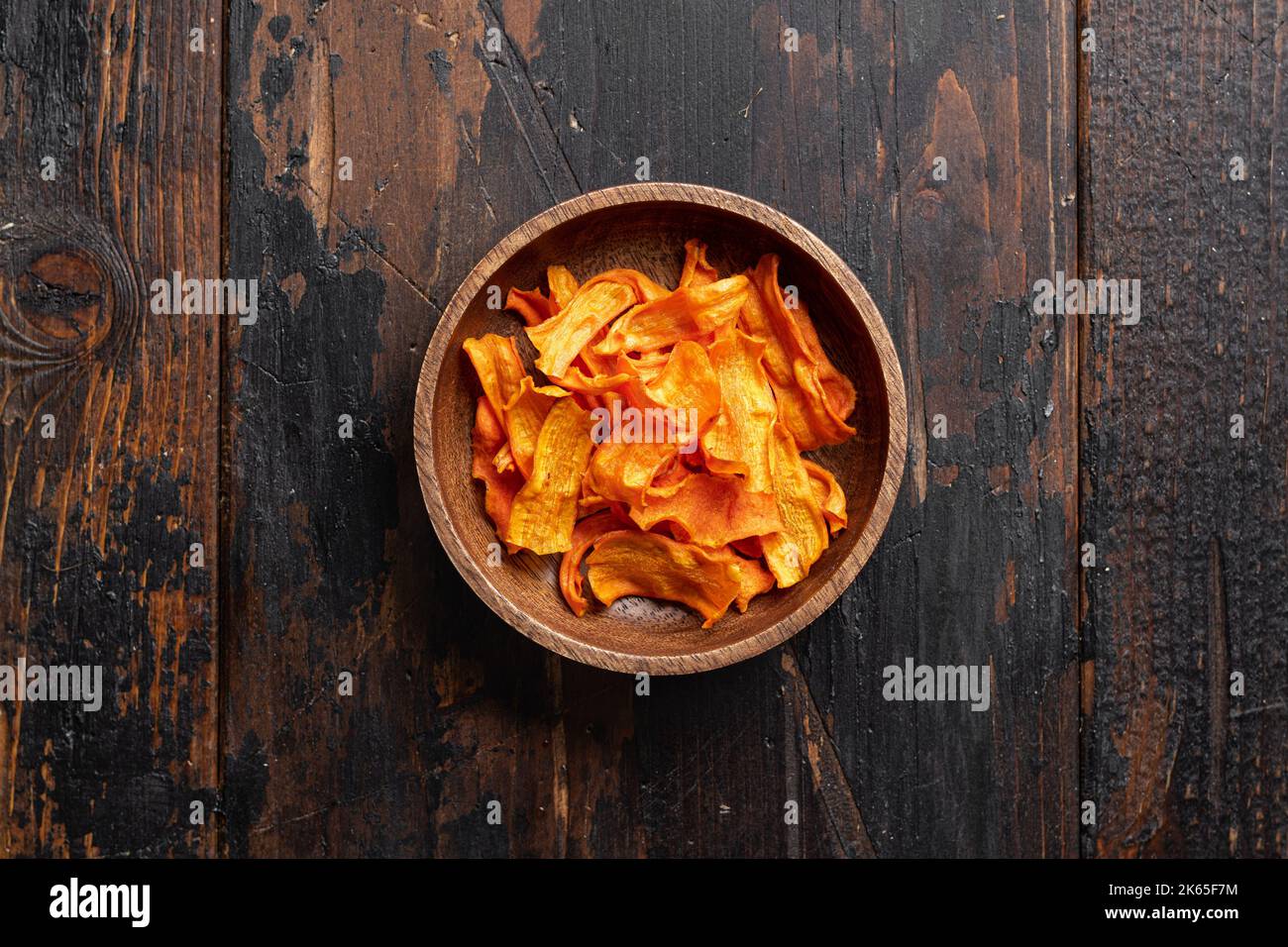 Dried vegetables chips from carrot Stock Photo - Alamy