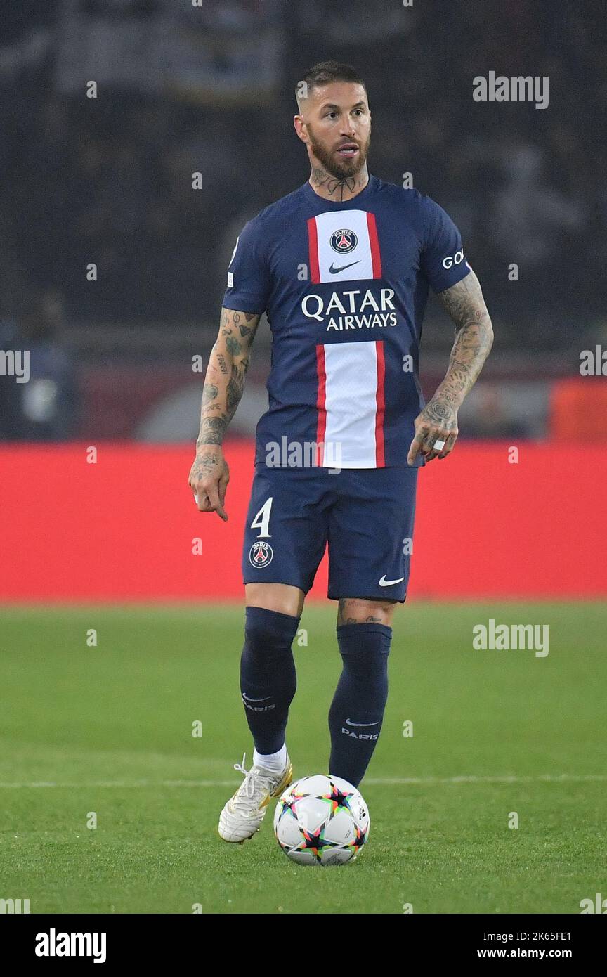 Sergio Ramos of Paris Saint Germain (PSG) during the UEFA Champions