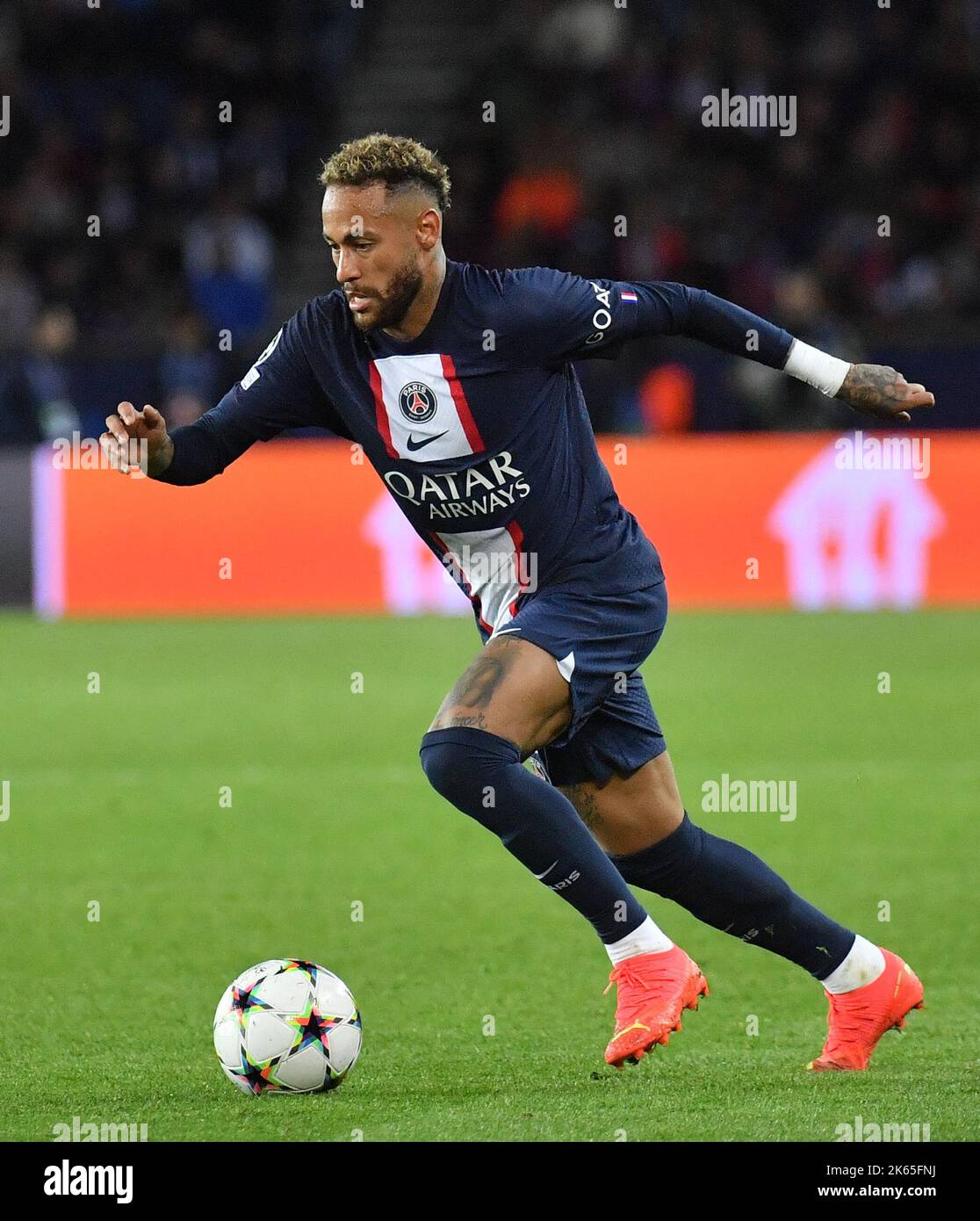 Neymar Jr of Paris Saint Germain (PSG) during the UEFA Champions League match between Paris 