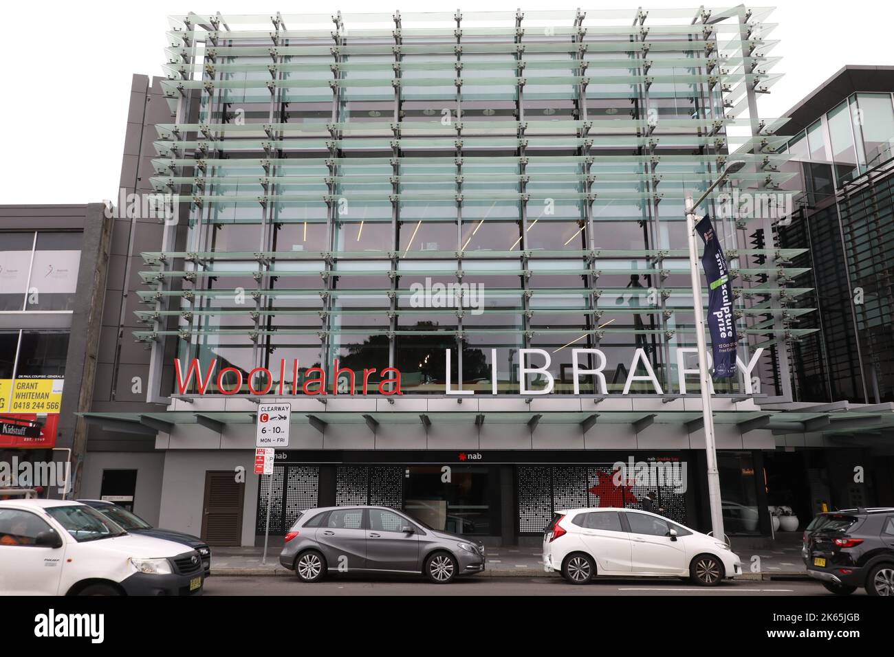 Woollahra Library on New South Head Road, Double Bay, Sydney, NSW