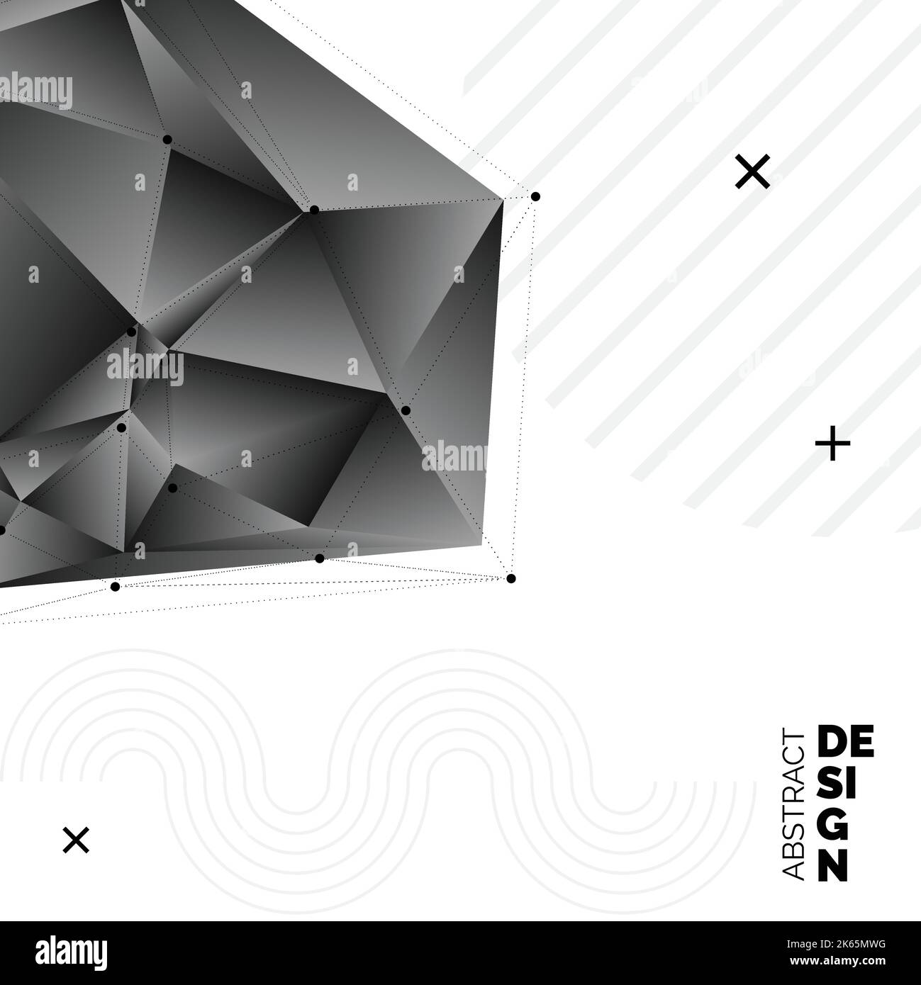 Abstract Geometric backgrounds. Polygonal vector design Vector ...