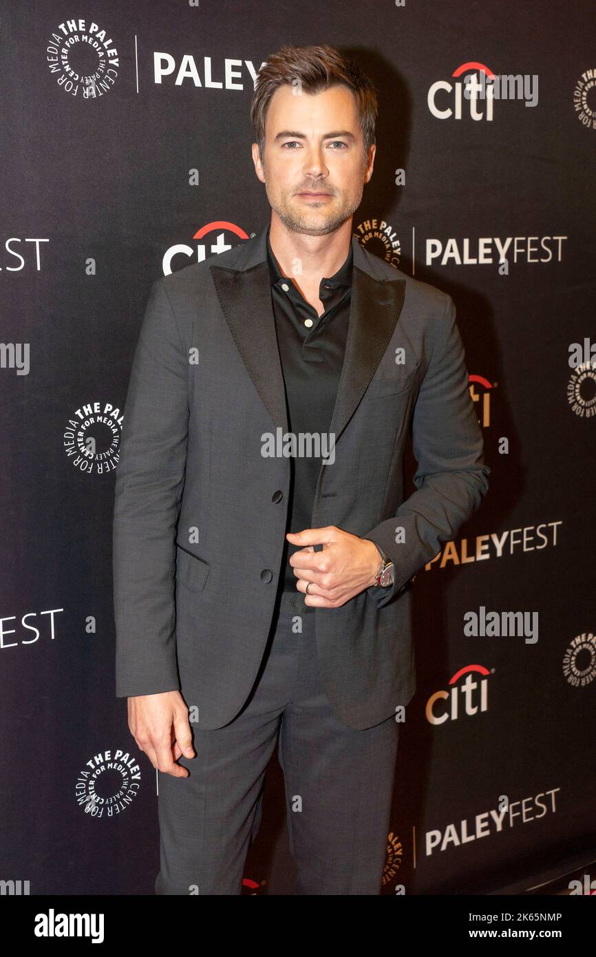 New York, United States. 11th Oct, 2022. Matt Long attends the 'Manifest' season 4 screening during 2022 PaleyFest NY at Paley Museum in New York City. Credit: SOPA Images Limited/Alamy Live News Stock Photo
